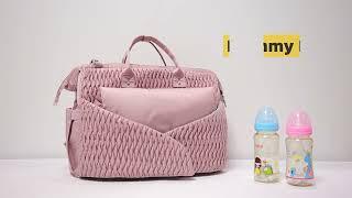 JUNYUAN BAGS | Mommy bag fashion large capacity diaper backpack portable outing mother and baby bag