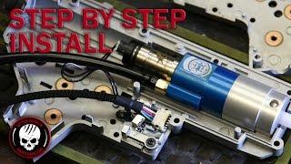 Airsoftjunkiez step by step install & testing of a Polarstar F1 with speed trigger & grip connect