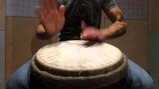 Trying My New Djembe