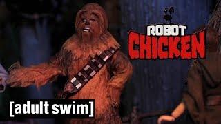 4 Chewbacca Moments | Robot Chicken Star Wars | Adult Swim