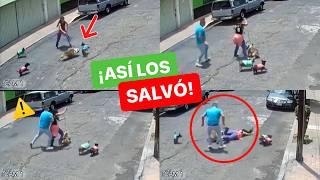 Las CÁMARAS lo GRABAN haciendo ESTO para SALVAR a sus 3 PERROS! 