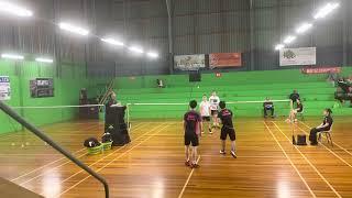 Waikato Open 2023 - Men’s Doubles Final - Adam Jeffrey/Dylan Soedjasa vs Jack Wang/Josh Feng GAME 1