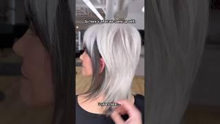 ever have a client grow out their grey but then decide they want to add a little something back in?