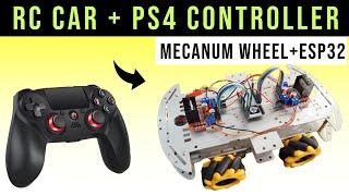 PS4 Controller Mecanum wheels car | esp32 | DIY