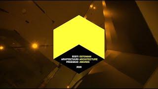 Saade: Eesti Arhitektuuripreemiad 2020 / TV broadcast: Estonian Architecture Awards 2020