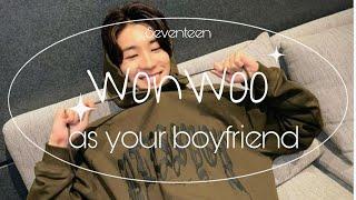 Imagine: Wonwoo as your boyfriend