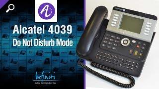 Alcatel 4039 Phone Handset + 4029 Handset -- Do Not Disturb Mode [Infiniti Telecommunications]