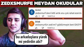 ZEDXSMURF BİTTİ BENİM DÖNEMİM BAŞLIYOR DEDİ VE ZEDXSMURFE MEYDAN OKUDU! League of legends