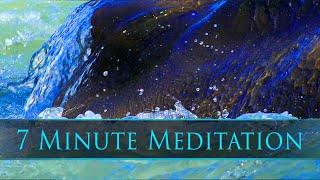 7 Minute Healing Meditation Music ‍️ with Beautiful Mountain Nature Footage 🪨️