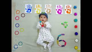 Our baby Riyansh 1 month to 1year Theme #happybirthday #firstbirthday  baby theme #babytheme