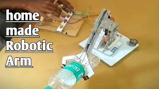 DIY | How to make hydraulic Robotic arm | Amazing craft (@gfrncrafts7979 ).