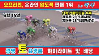 6월 14일 토요경륜 하이라이트 - 경륜예상지 신경륜 박사