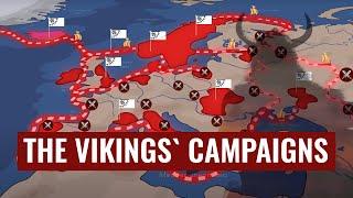 How The Vikings Kept The Whole Europe At Bay? Animated Map