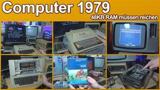 Computer 1979  48KB müssen reichen ⭐ Atari 800 Rückblick nach 40 Jahren  kein Commodore C64 !