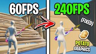 How To Get Potato Graphics In Fortnite Chapter 6! (Lowest Graphics)