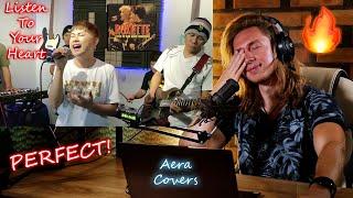 #aeracovers Listen To Your Heart - Roxette | Aera Covers ft. ‪@DonPetok‬ | Richards Infinity Reacts