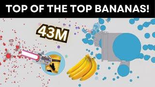 43M SCORE TOP BANANA!! Crazy Arms Race Overgrowth Squads High Score in Arras.io with TERRIBLE Wi-Fi!