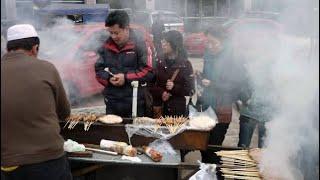 Walking tour of Yiwu street food market #streetfood #yiwu #nightmarket #china #walkingtour