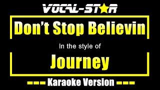 Journey - Don't Stop Believin | With Lyrics HD Vocal-Star Karaoke