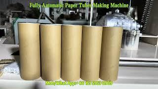 Cardboard Paper Tube Machine Paper Core Making Machine Composite Paper Canister with Aluminum Foil