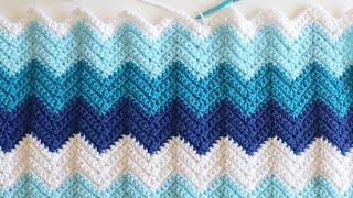 Crochet Chevron Blanket