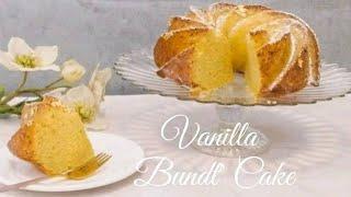 Easy Vanilla bundt Cake recipe | professional Vanilla Cake recipe #vanillacakerecipe #cake #moist