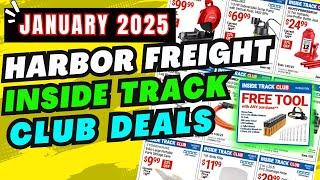 Harbor Freight Inside Track Club Deals for January New Years Edition