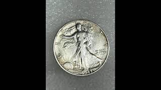 Silver Coin U S  Walking Liberty 1943 Grade Very Fine