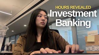 1 week as an investment banker in NYC