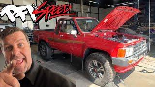 80’s Turbo Toyota Truck Gets Modern Electronics!  Let’s Make it Work!