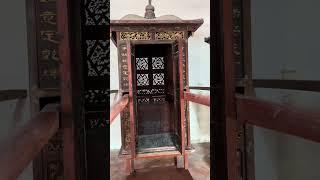 A Qing Dynasty sedan chair preserved in Hongyang Town, Puning City, Guangdong Province, China