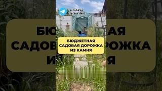 БЮДЖЕТНАЯ садовая дорожка ИЗ КАМНЯ