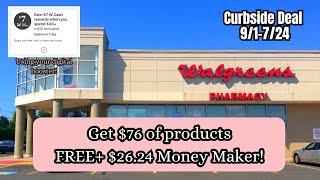 Walgreens Online Deal! Huge $26 MONEY MAKER Curbside Deal 9/1-7/24