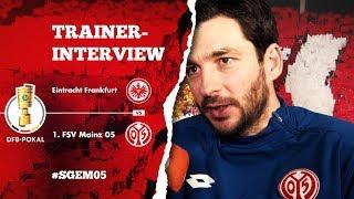 Trainer-Interview vor dem Pokalspiel bei Eintracht Frankfurt | #SGEM05 | 1. FSV Mainz 05