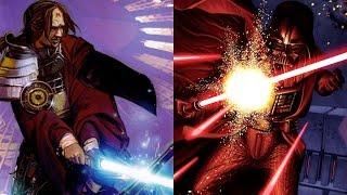 Versus Series Redux: Exar Kun Vs. Darth Vader