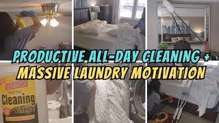 ALL-DAY CLEANING MOTIVATION | STORY TIME | LAUNDRY MOTIVATION