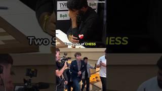 Two Sides of CHESS - Gukesh's pain, Magnus' Glory️‍🩹️#chess #gukesh #magnuscarlsen #shorts