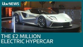 New £2m Lotus Evija electric hypercar is unveiled | ITV News