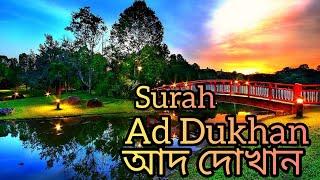 Surah ad dukhan সূরা আদ দোখান যাইন আবু কাউসার অসাধারণ কন্ঠ The beautiful life in al quran art alam