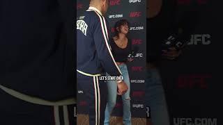 Alex Pereira demonstrates how to flirt with girls at the club LOL #shorts #ufc #mma