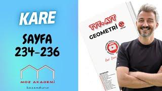 GEOMETRİ l  86. Video l  Sayfa [234-236] l Kare l  MOZAKADEMİ 2025