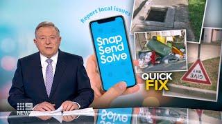 City of Glen Eira and Snap Send Solve featured in Channel 9 News - September 2, 2021