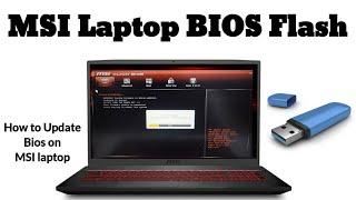 How To Update BIOS On MSI Laptop / All MSI Laptop.