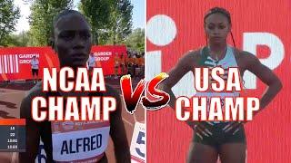 NCAA Champion Julien Alfred BEATS U.S. Champion Sha'Carri Richardson