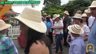 Desfile en El Festival Montañero del Tambor y la Carreta en Los Pozos 2024