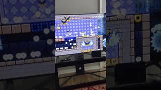 zaviorfluff dad first try on Mario maker 2 troll level