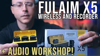 FULAIM X5 RECORDER And Wireless Lavalier Microphone System