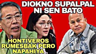 BATO DELA ROSA SINUPALPAL SI CHEL DIOKNO! RISA HONTIVEROS RUMESBAK PERO NAPAHIYA