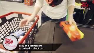 Легкість у використанні візка для супермаркету. 100 L  Shopping trolley.