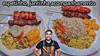 ESPETINHOS ,JANTINHA,ACOMPANHAMENTO( COMO PREPARAR)